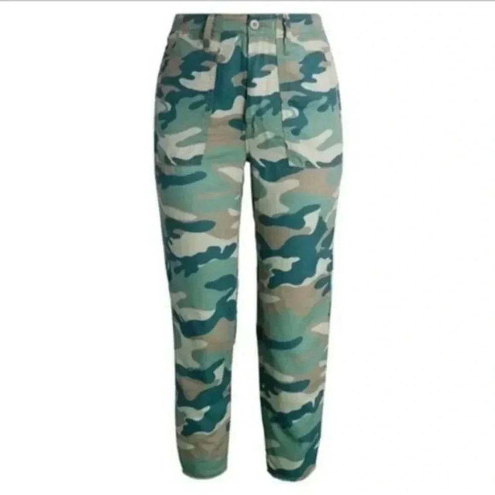 Mother Shaker Camo Cropped Pants B325